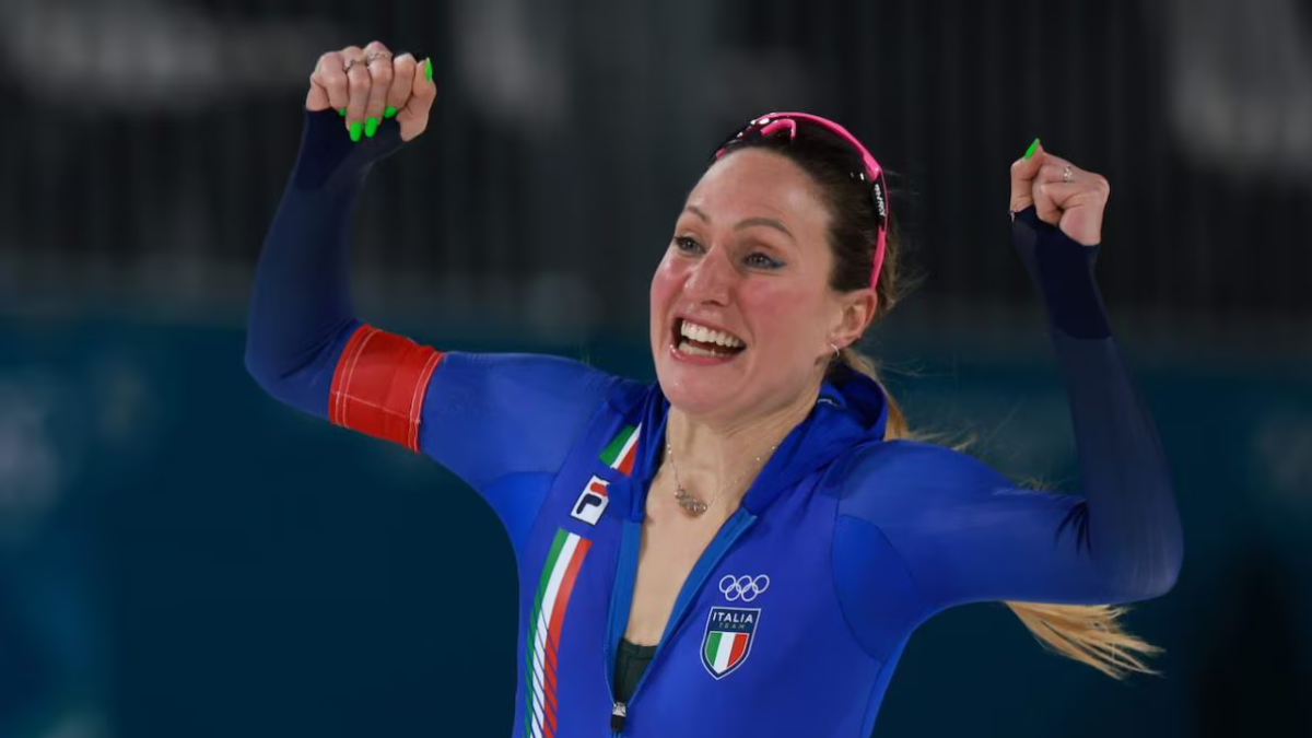 Francesca Lollobrigida d’oro a Milano: record olimpico nei 3000 e primo trionfo azzurro ai Giochi